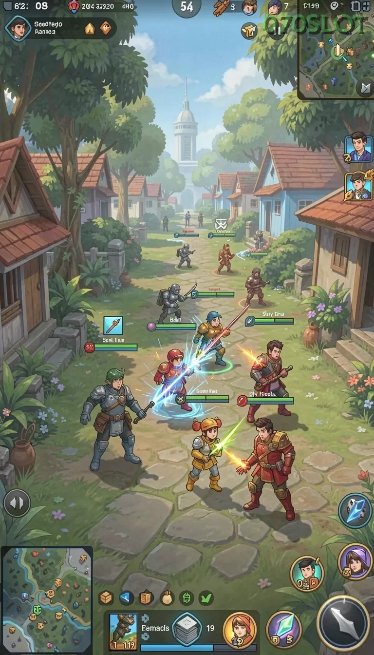Cuplikan layar menu unduhan 070slot untuk perangkat Android